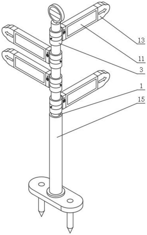 一种风景园林用指示牌的制作方法