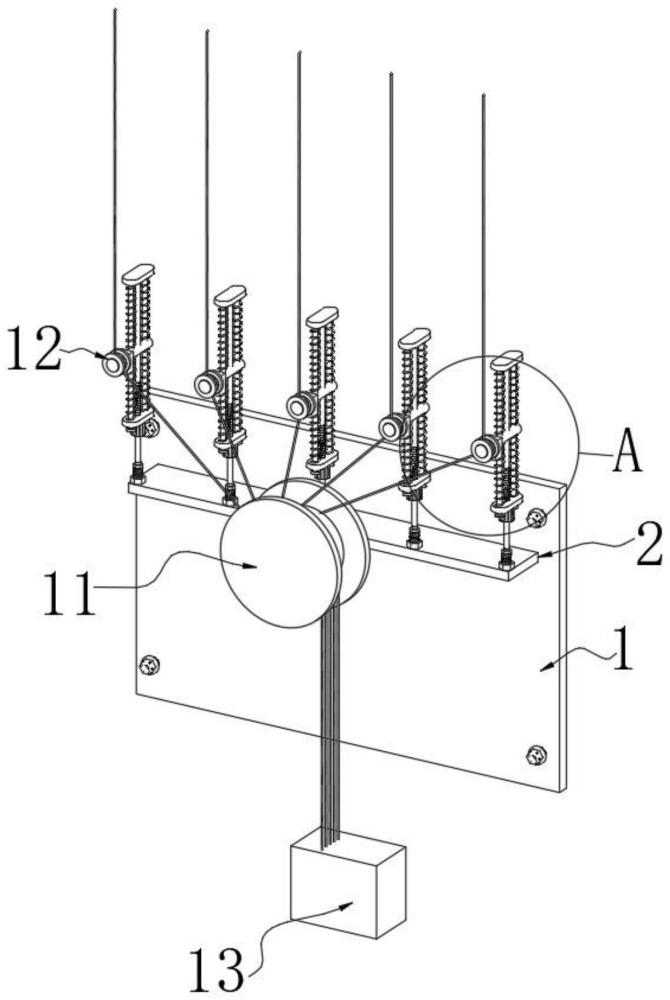 一种超高分子量聚乙烯纤维钻石纱制备装置及方法与流程