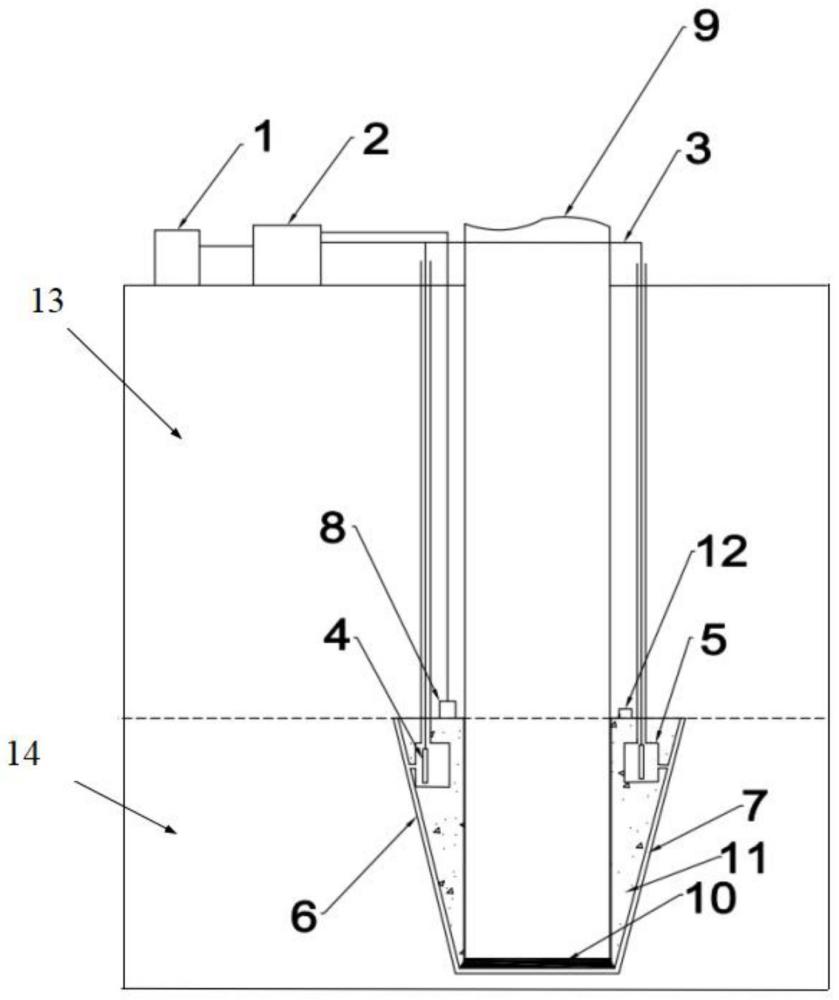 一种冻土区防冻拔的桩基结构及其使用方法