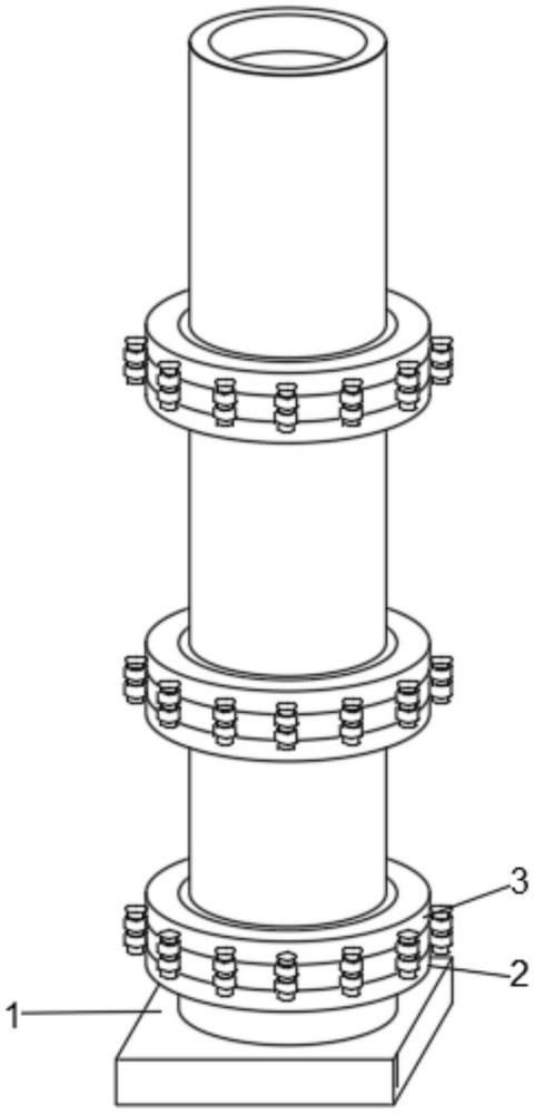 一种烟筒阻尼器的定位机构的制作方法