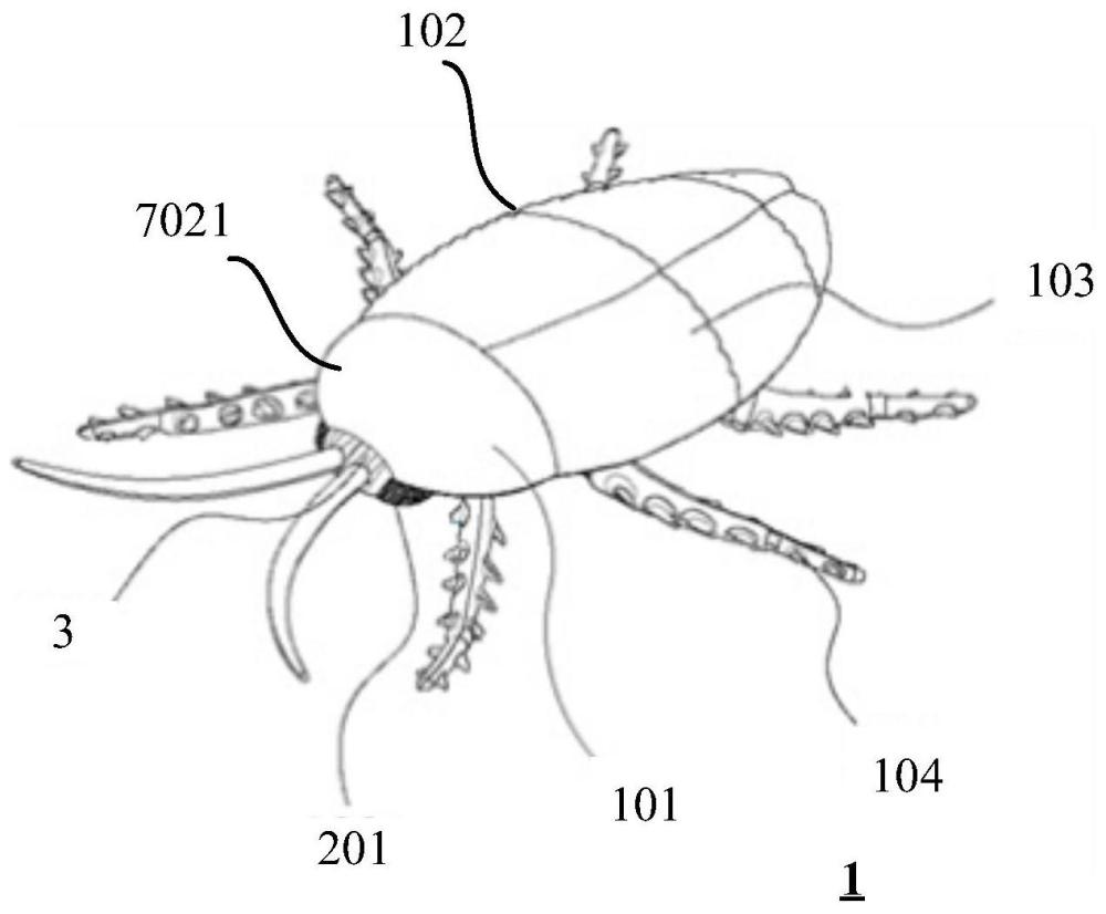 一种多功能仿生蟑螂机器人