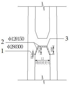 一种薄壁高墩柱横隔板免拆除支架的制作方法