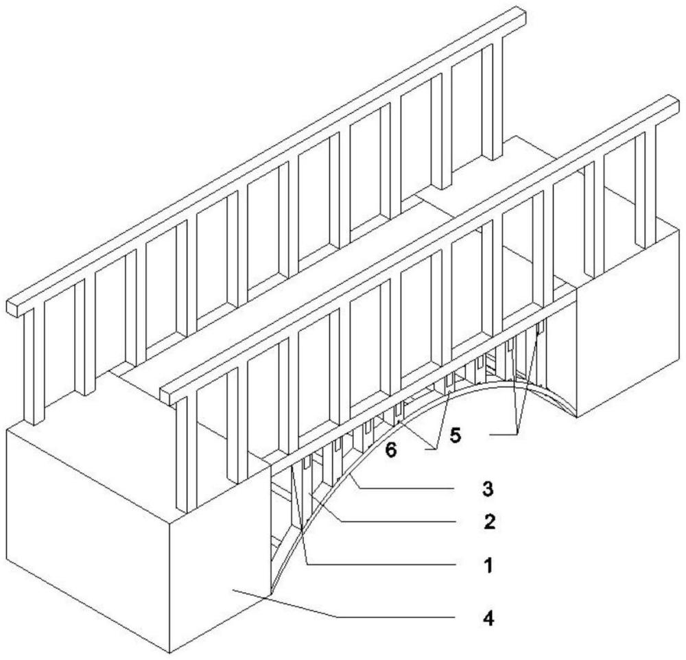 一种桥梁拱形结构的制作方法