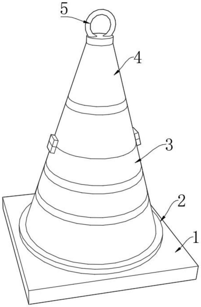 一种抗风能力强的交通锥的制作方法
