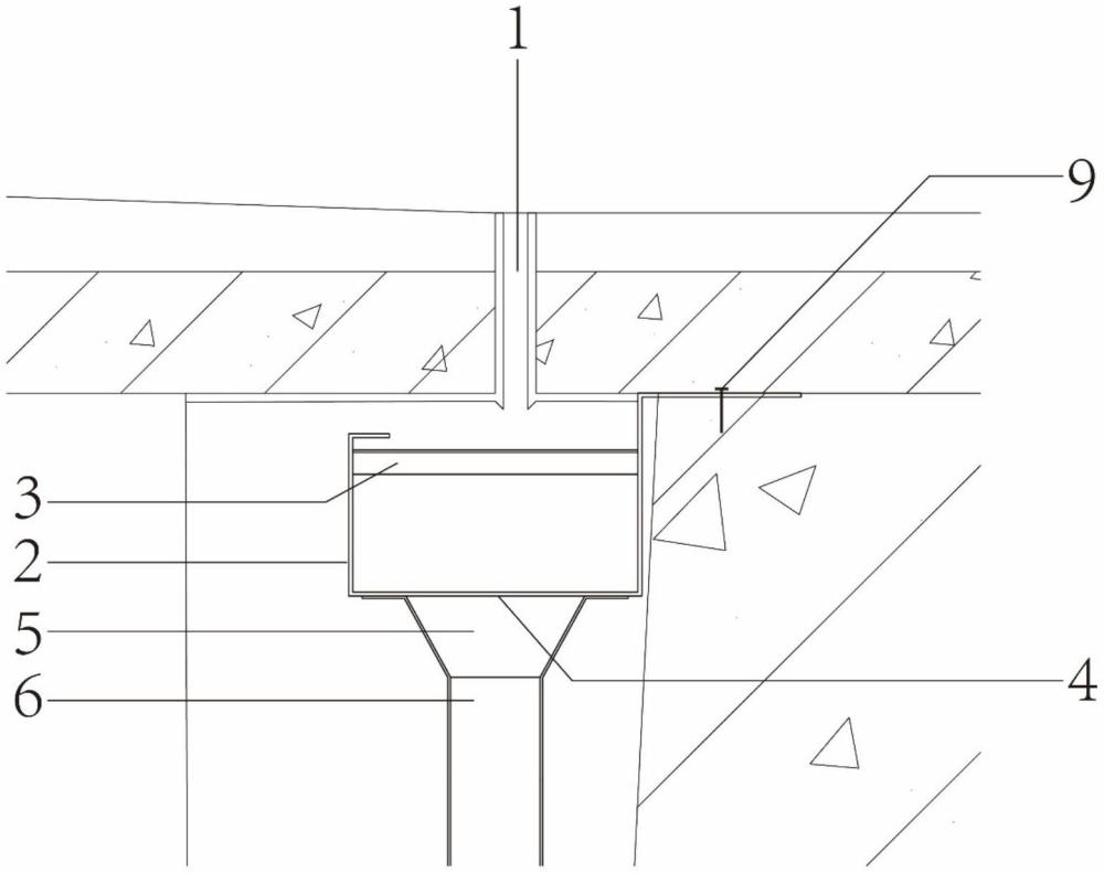 一种与地面变形缝结合建造的排水沟的制作方法