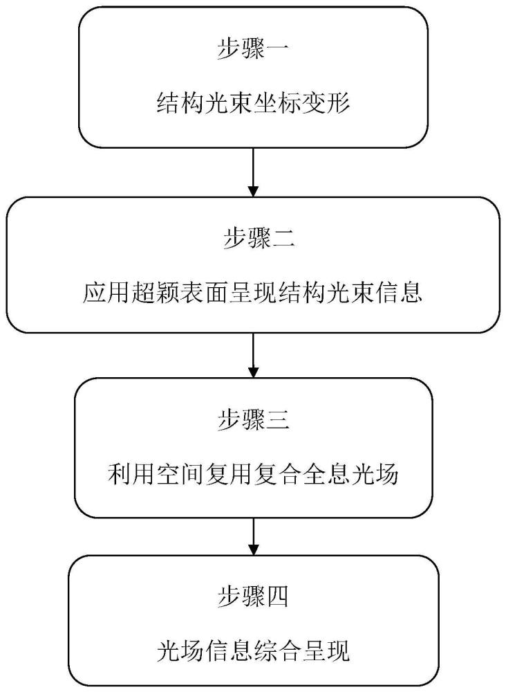 基于超颖表面的结构光场坐标变换与复合全息方法