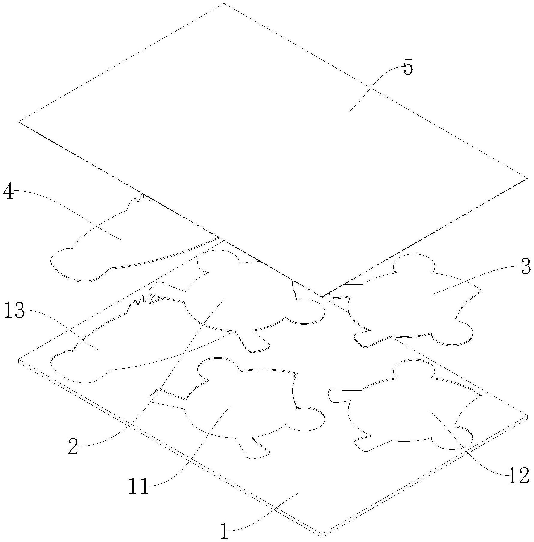 一种成套钻石画的制作方法