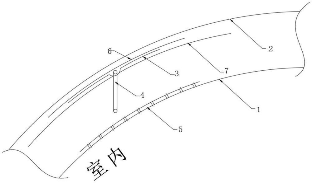 一种充气膜吊灯节点的制作方法