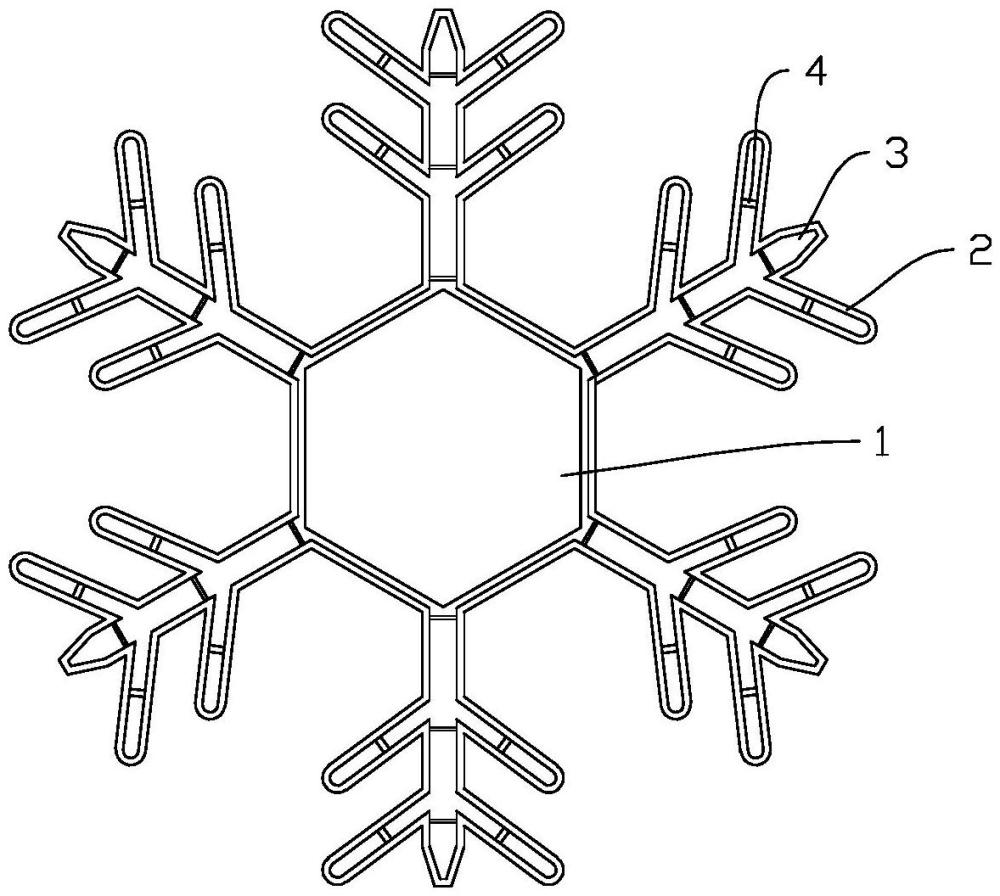 一种雪花灯的制作方法