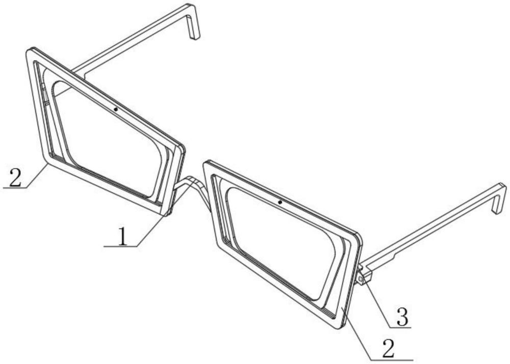 一种青少年近视防控智能眼镜