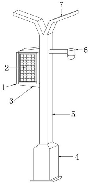 一种带有防护结构的智慧路灯的制作方法