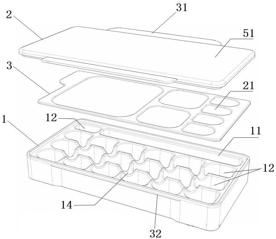 一种新型固体水彩颜料盒的制作方法