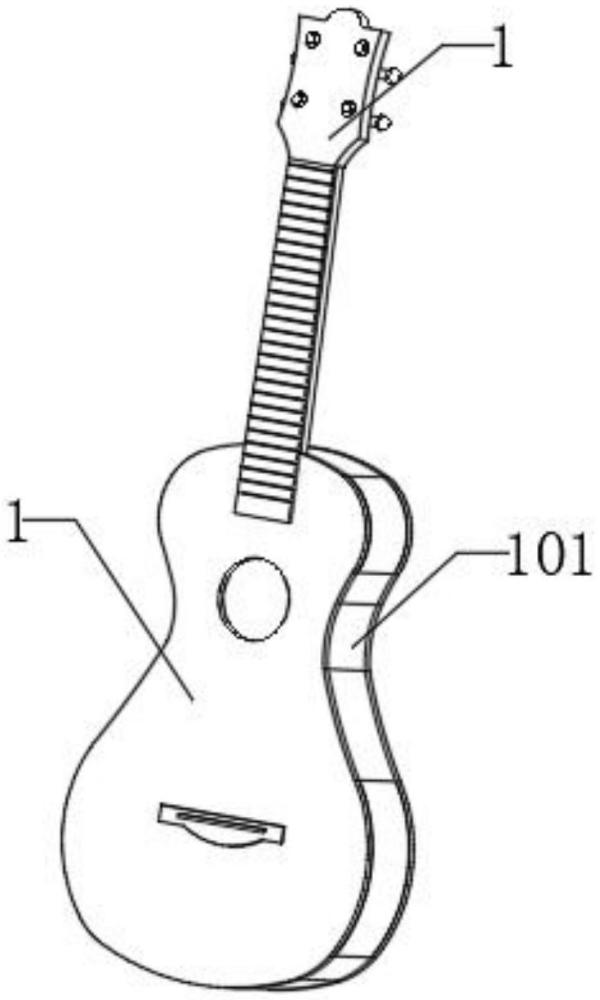 一种延音效果好的吉他音梁结构的制作方法