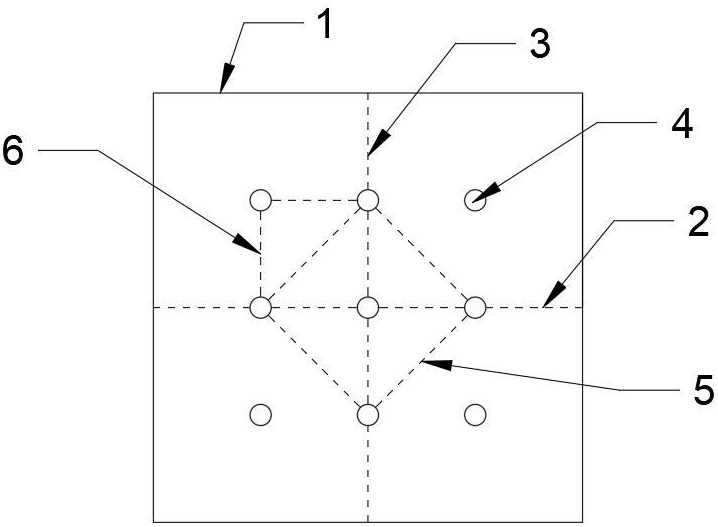 一种辅助学习规范汉字的中点田字格及其使用方法与流程