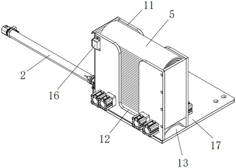 刹车片切割机进料装置的制作方法