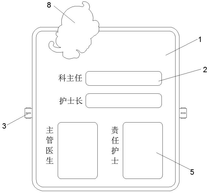 一种医院病房管理标识牌的制作方法