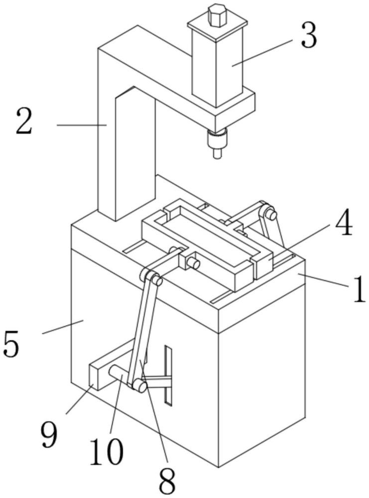 一种用于数控冲床的夹具底座的制作方法