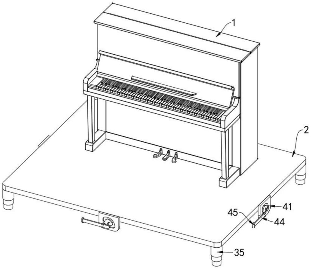 一种便于矫正摆放水平度的触摸显示智能钢琴的制作方法