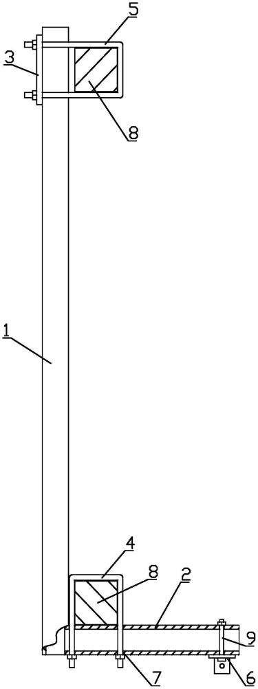 体育场灯具安装支架的制作方法