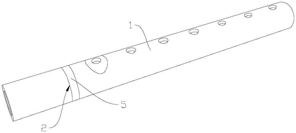 一种防裂的笛子的制作方法