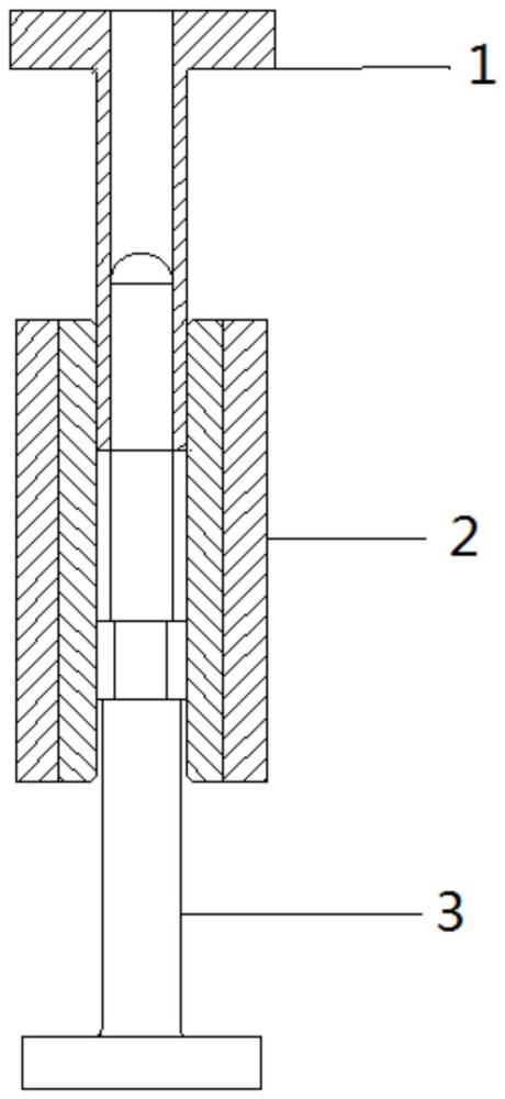 一种中空六棱柱石墨基弥散包覆颗粒燃料生坯模具的制作方法