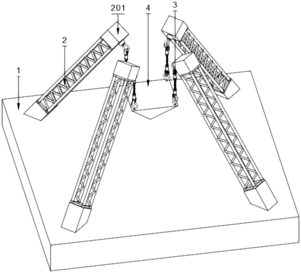 一种具有三维立体灯具的舞台的制作方法