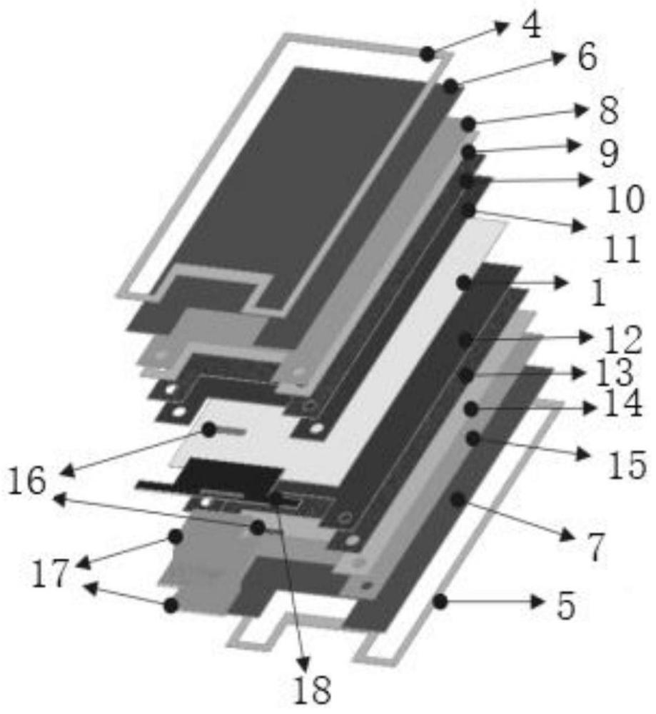 一种点阵式双面显示EPD模组及其显示工艺的制作方法