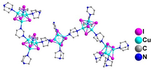 一种开放骨架杂化铜碘化物、其制备方法及应用