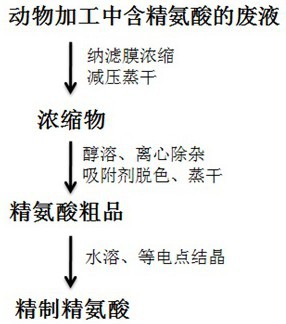 一种从河豚内脏提取分离河豚毒素的废水中回收制备精氨酸的方法与流程