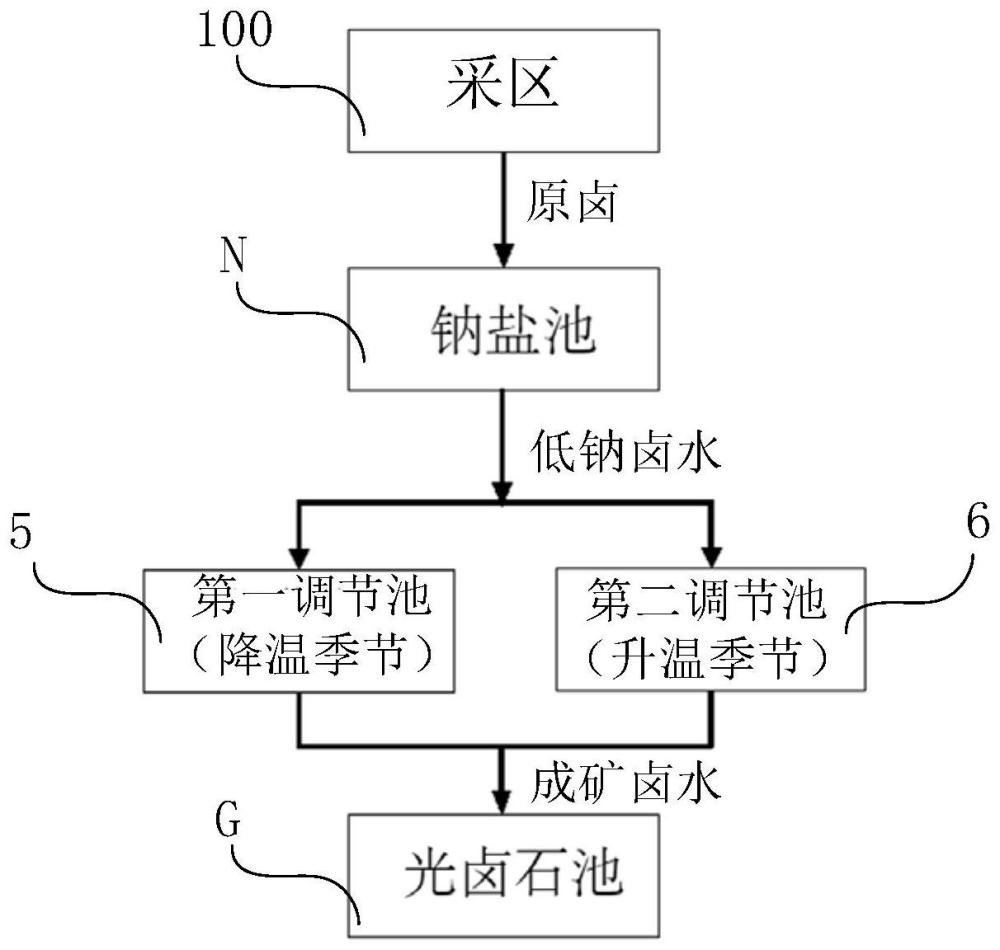 滩晒卤水制备钾石盐的方法和系统与流程