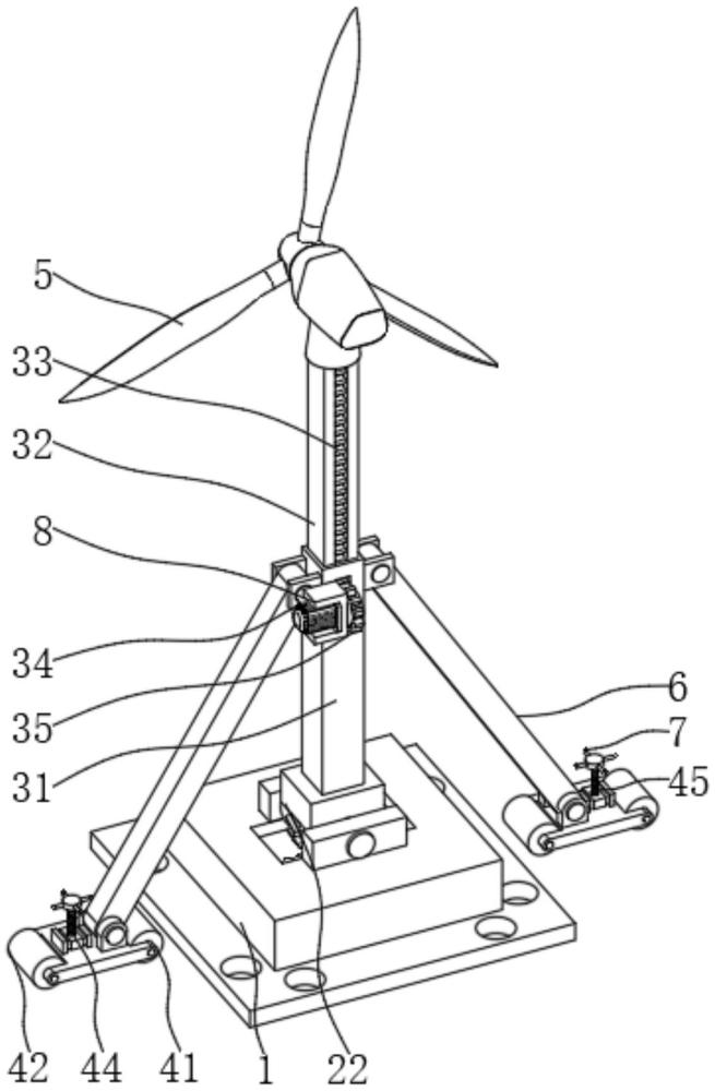 一种风力发电机的安装架的制作方法