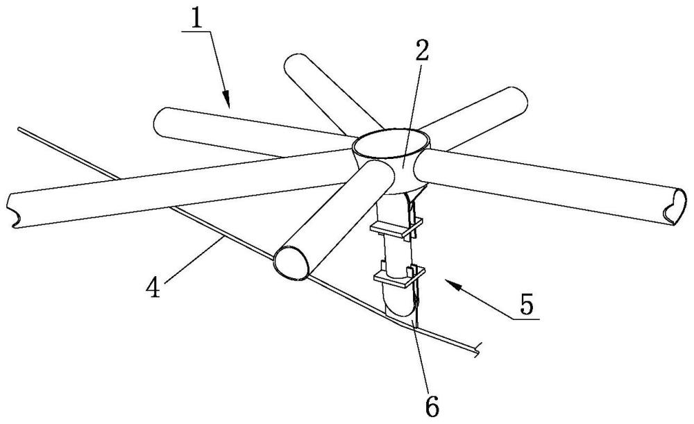无环索弦支穹顶索撑节点的制作方法