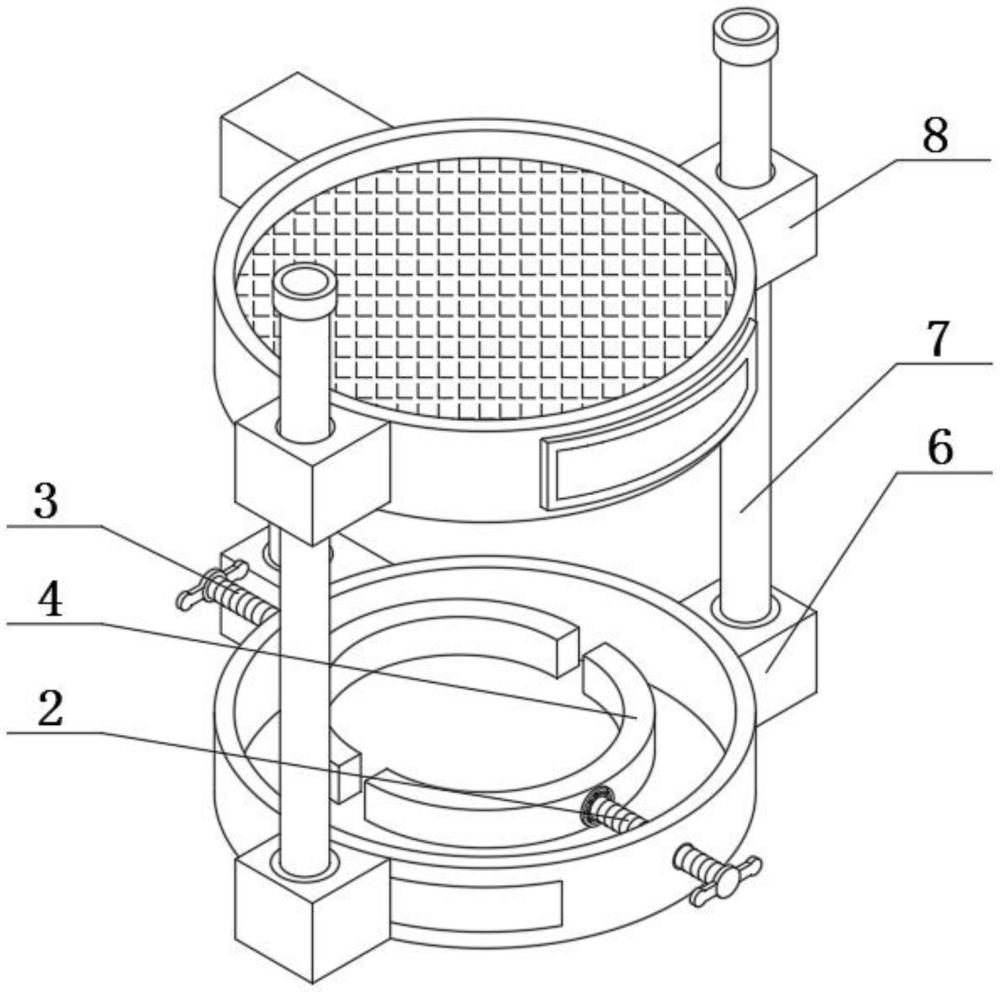 一种水利井口用防坠井拦护装置的制作方法