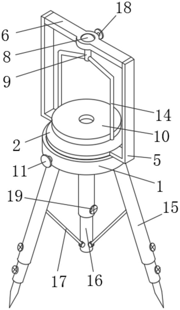 一种建筑工程设计用地形勘探架的制作方法