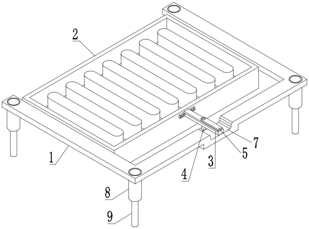 一种水沟盖板用成型模具的制作方法