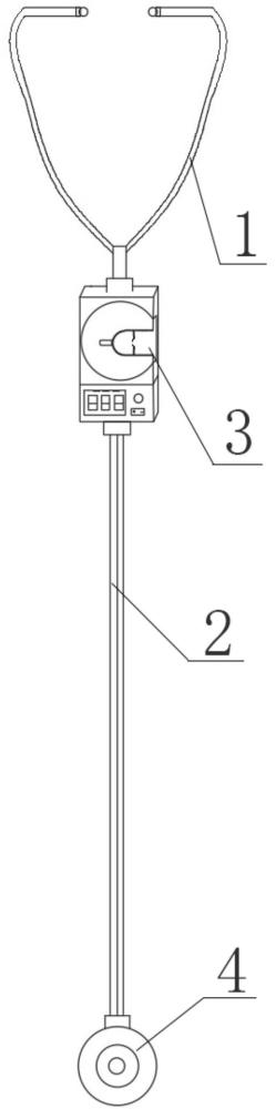 一种具有加热装置的听诊器的制作方法