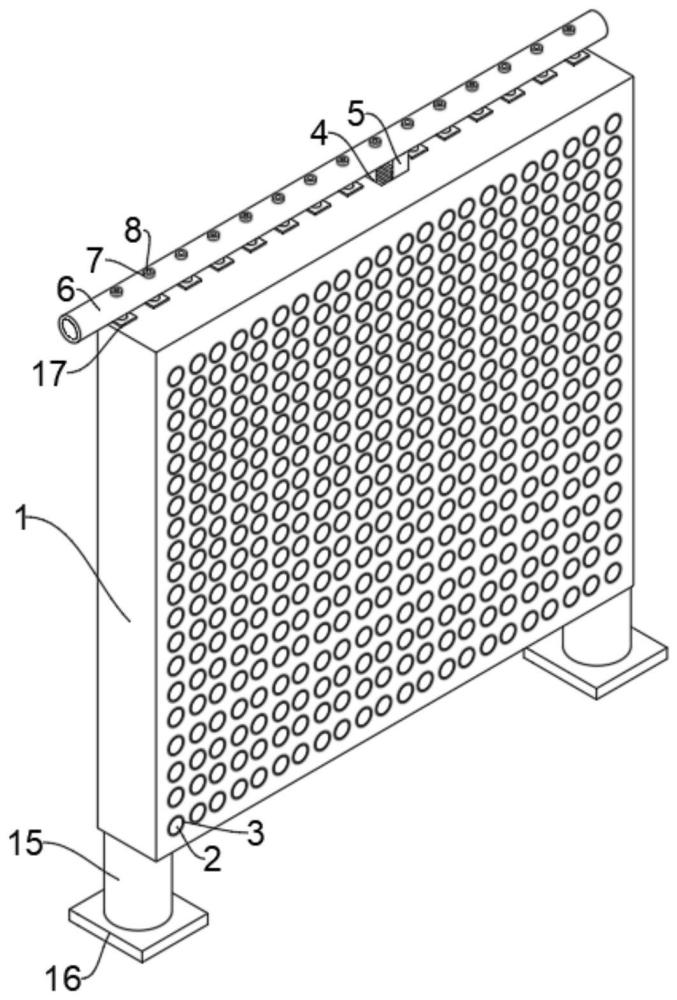 一种房屋建筑施工用围挡的制作方法