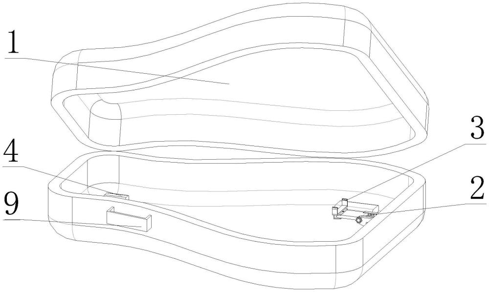 一种大提琴调节固定放置盒的制作方法