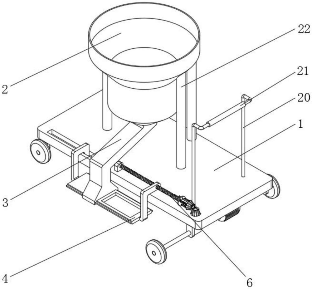 一种道路施工用安全路面标线装置的制作方法