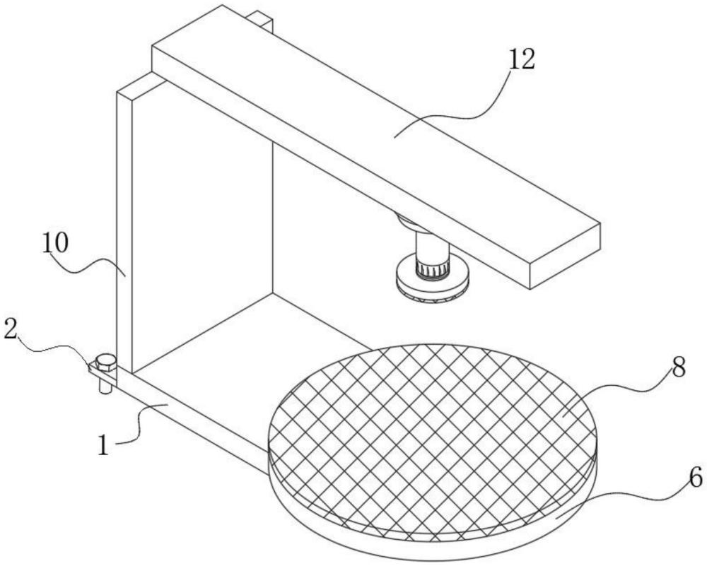 一种省料加固型玻璃磨边夹持器的制作方法