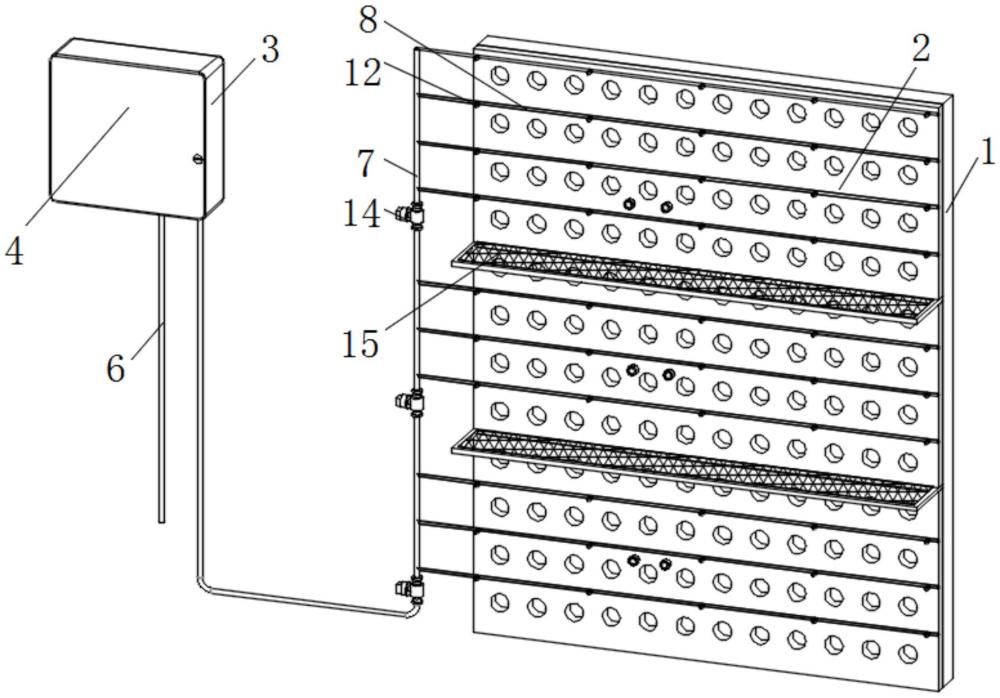 绿植墙灌溉系统的制作方法