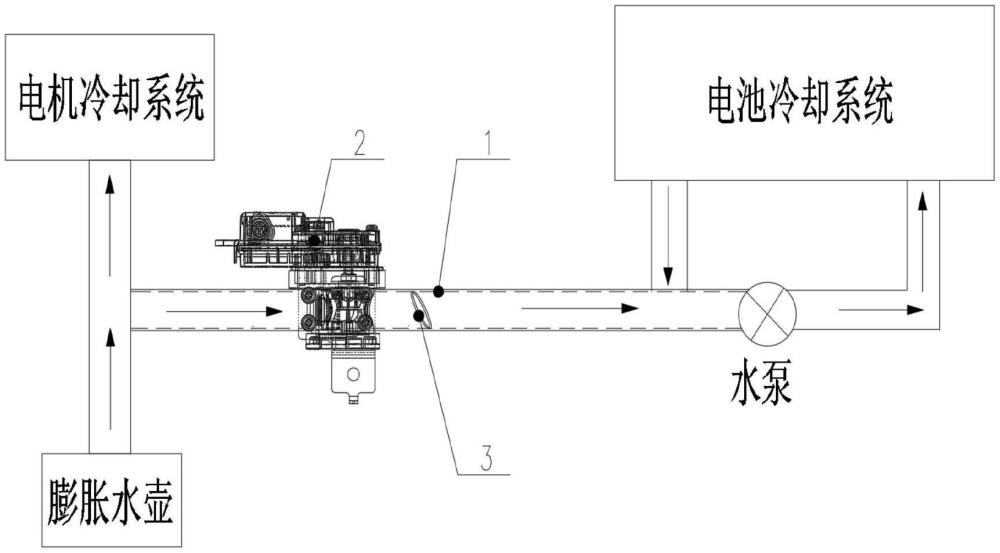 一种冷却系统的管道装置及电动客车的制作方法