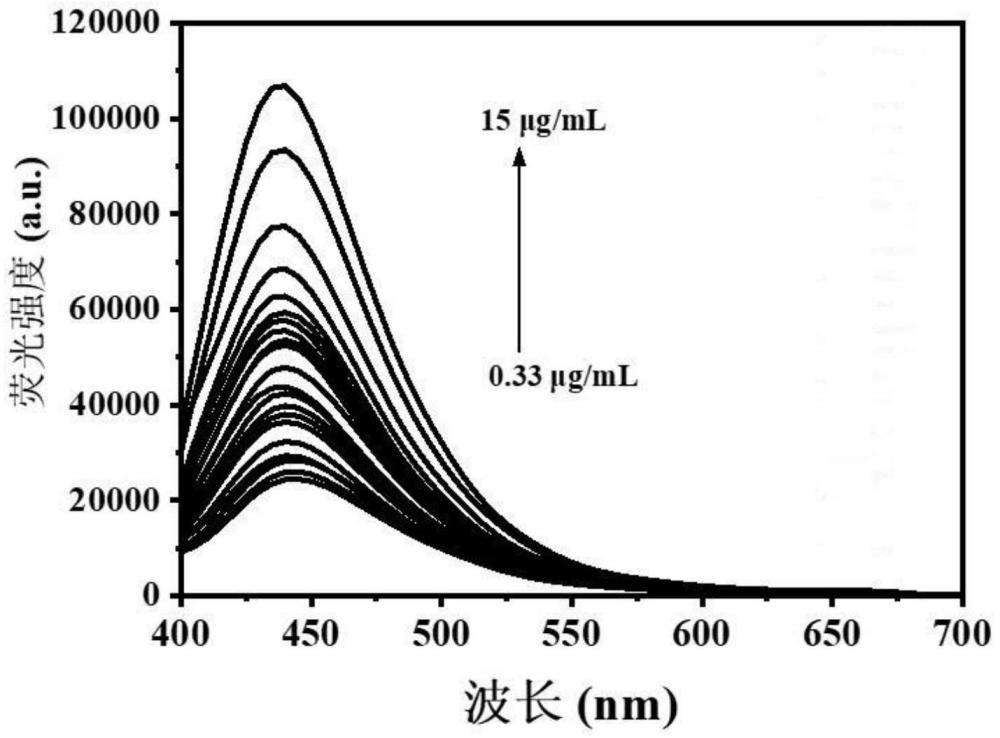 水环境中纳米塑料的荧光检测材料以及荧光检测方法