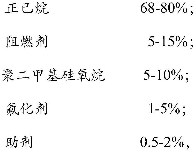 一种高效疏水阻燃喷雾及其制备方法和聚酯复合薄膜与流程