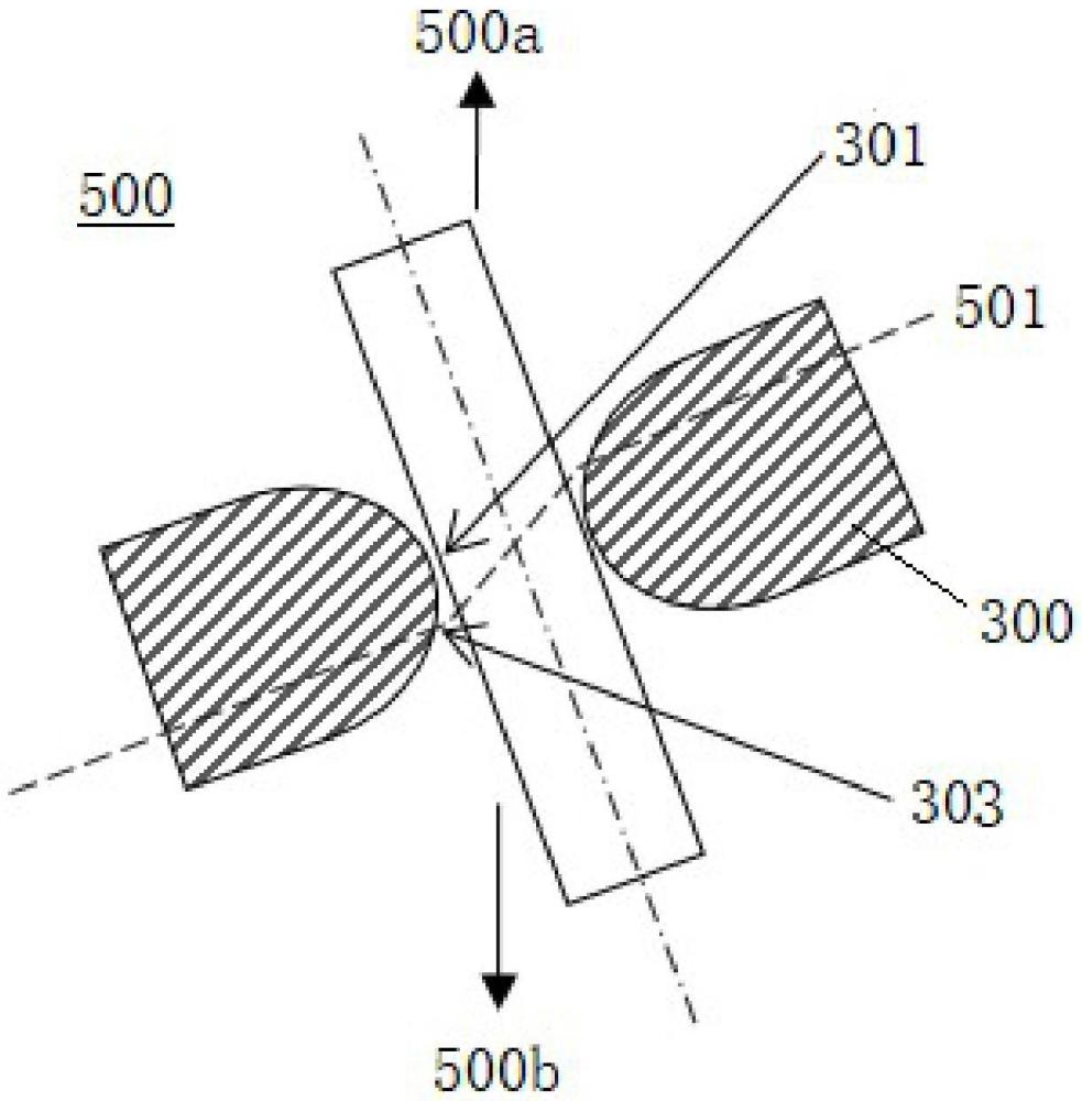 汽车空调出风口拨叉结构以及注塑模具的制作方法