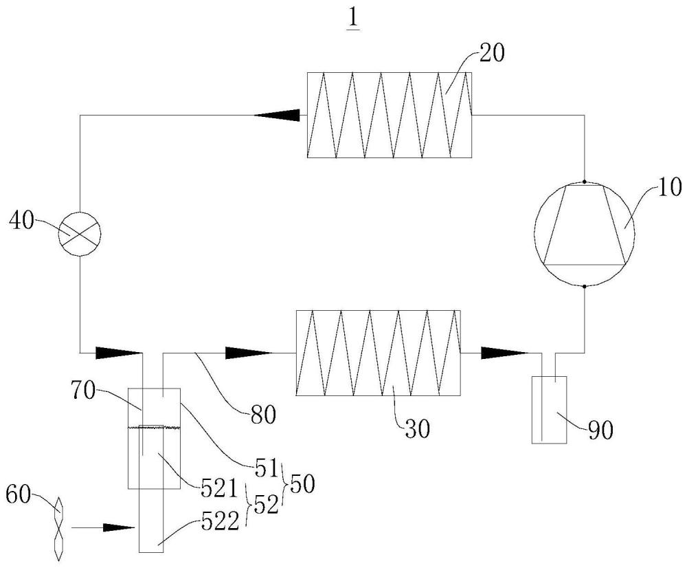 空调器换热系统以及车辆的制作方法