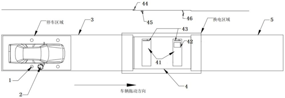 一种换电车辆的自动运送系统的制作方法