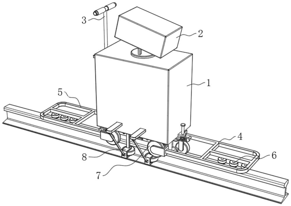 一种用于轨道检测的轻便式探伤设备