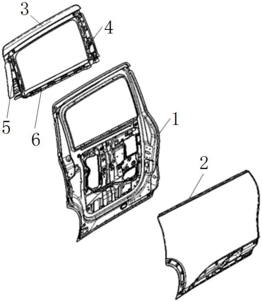 一种滑移门钣金总成结构和汽车的制作方法