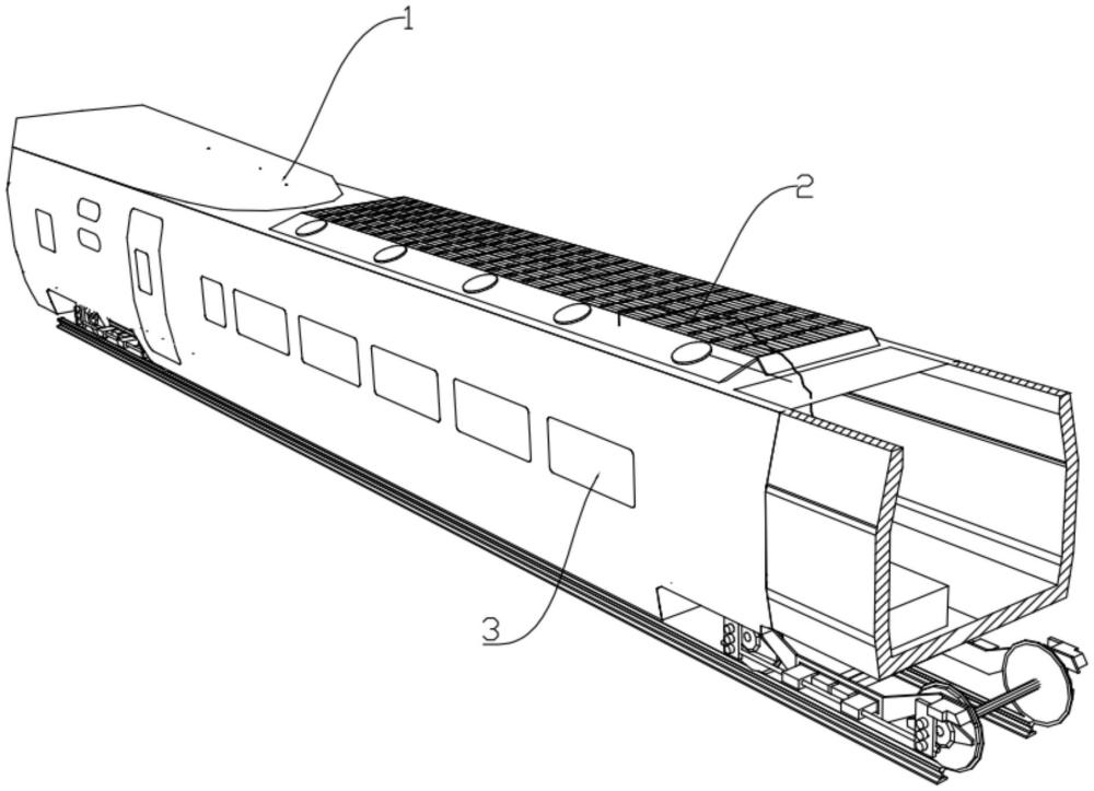一种高寒地区光伏-氢能动力高铁列车
